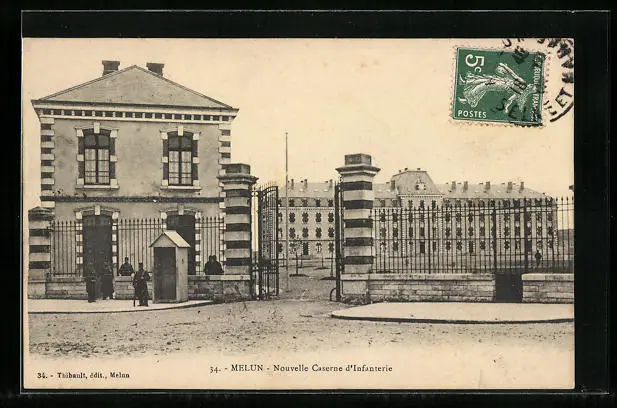 CPA Melun, Nouvelle Caserne d´Infanterie