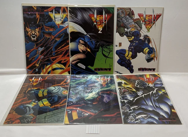 Ash Comic Book Lot Of 6 Event Comics Vol 1 #1 2 3 4 5 6  Year 1994 & 1995 VG+