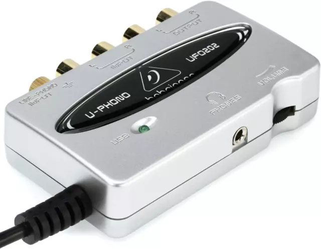 Behringer U-PHONE UFO202 Audiophile USB/Audio Interface with Built-in Phono