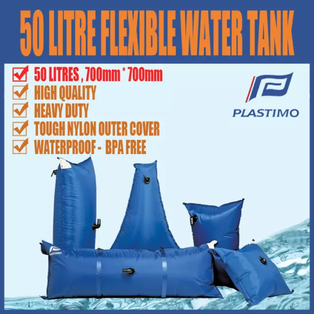 Plastimo 50 litre FLEXIBLE WATER BLADDER TANK High Quality CARAVAN BOAT CAMPING