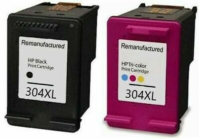 Refilled Ink For HP 304 XL Black And HP 304XL Colour Cartridges For Deskjet 2632
