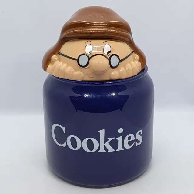 Vintage Retro Tetley Tea Cookie Biscuit Jar Wade England Collectable VGC