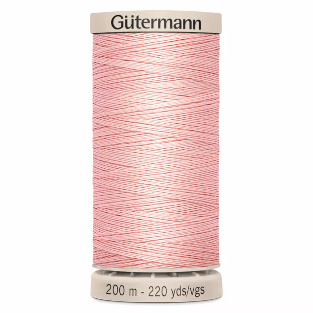 Gutermann Mano Técnica de Acolchado Hilo 200m 100% Algodón Rosa - 2538