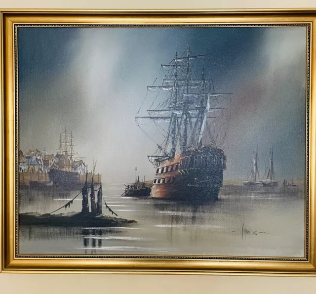 Ken Hammond  -  Original Oil Painting of Ship