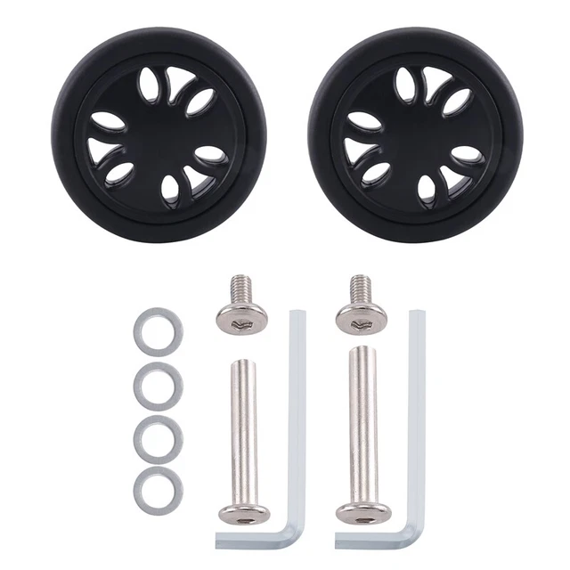 50esistant PU Caster Suitcase Replacement Wheels Luggage Replacement Wheels R1A9