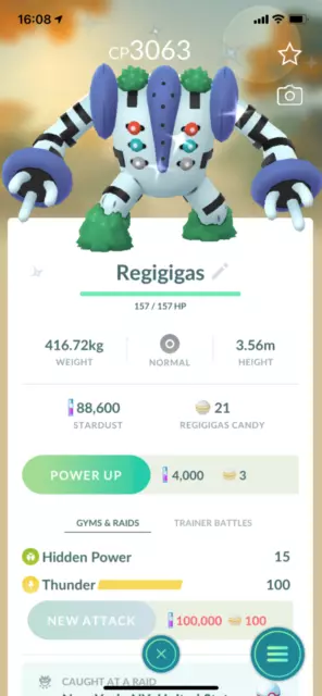 Trade Regigigas Pokemon Go - MrPasiyaz