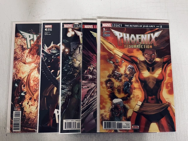 Phoenix Resurrection 1-5 Complete Return of Jean Grey Lot Run Set Marvel VF/NM