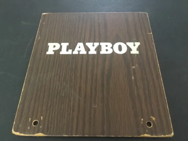 Vintage Playboy Magazine Rack Cover Advertising Sign
