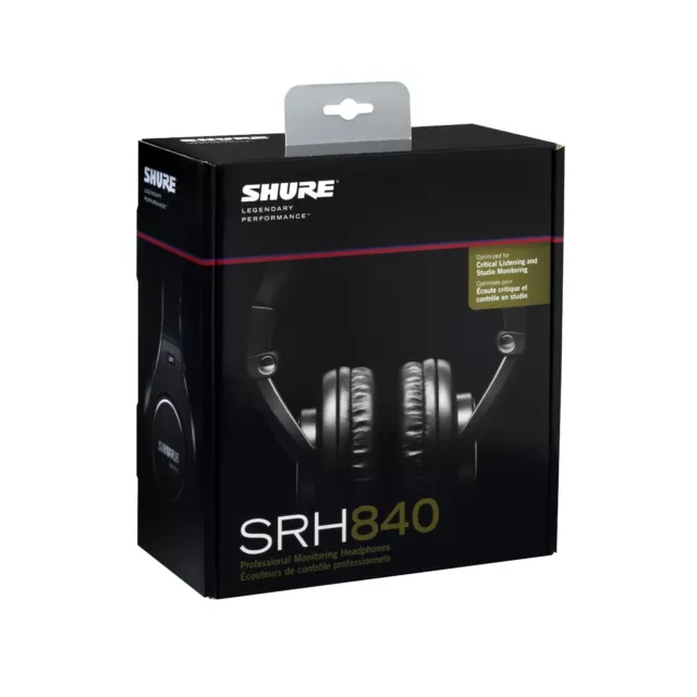 New Shure SRH840 Studio Headphones Buy it Now! Make Offer! Auth Dealer! 2