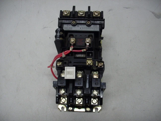 Allen Bradley Nema SIze 1 Starter 509-B0D W/595A Series B 509-BOD