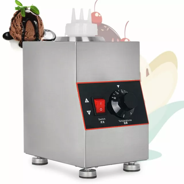 650ML Electric Countertop Nacho Cheese Sauce Warmer Pump Dispenser 110 V 80W US