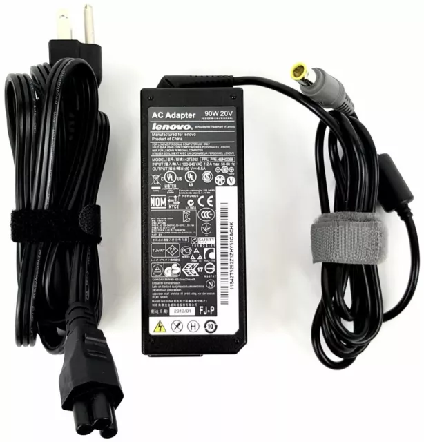 Genuine Lenovo Thinkpad Laptop Charger AC Adapter  90W 20V 4.5A OEM