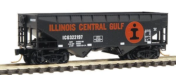 Micro-Trains 05500140 N ICG 33' Twin Bay Offset Side Hopper #322197 LN/Box