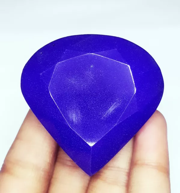 Libre Pierre Précieuse 227.02 CT Saphir Naturel Bleu Certifié Africain Saphir