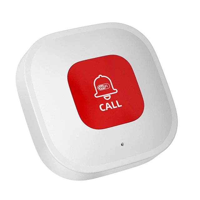 Bouton D’appel D’urgence WiFi Tuya Pour Personnes âgées – Système D’alerte Sans Fil Avec Récepteur Numérique | Fangxuee