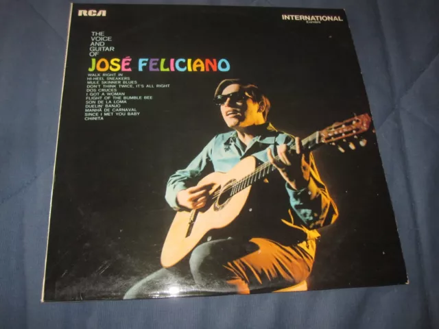 The voice and guitar of Jose Feliciano LP
