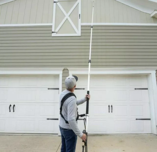 SurfaceMaxx Pro 18Ft Telescoping Pressure Washer Wand 4200-PSI 3-Section /w Belt