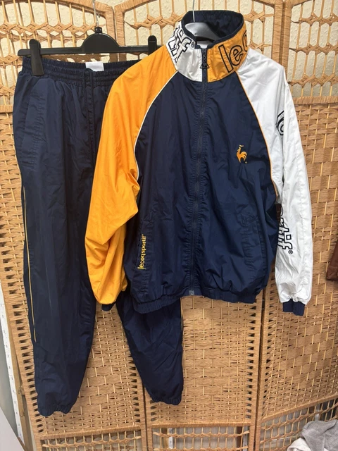 LE COQ SPORTIF 1990s Tracksuit Pants Poppers Size S Retro Vintage Festival Rave 30.00 PicClick UK