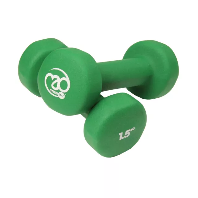 Fitness Mad  Set de Mancuernas  Pack de 2 (MQ676)