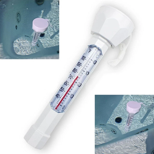 Termometro Spa Vasca Idromassaggio Termometro Piscina LAANCOO - Con Corda, Resistente, Per Interno/esterno Corda Sicurezza - Foto 4