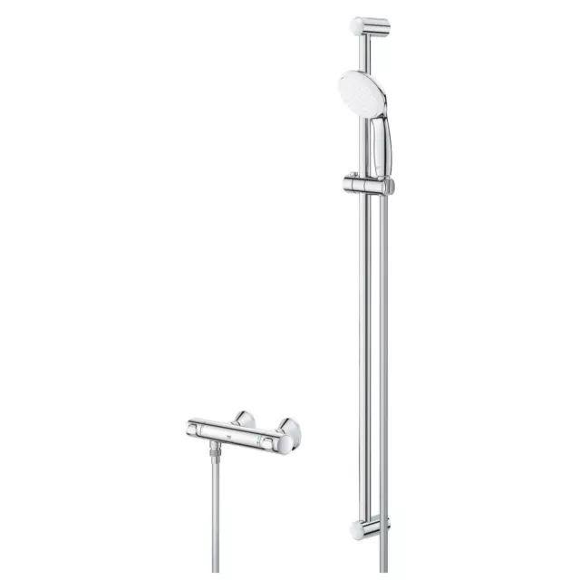 Grohe Grohtherm 500 Mitigeur Thermostatique de Douche Avec Ensemble 34797000