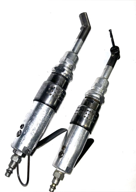 UAT Jiffy 90 & 45 Degree Right Angle Drill Aircraft Tools 2800 Rpms 1/4-28 Nice!