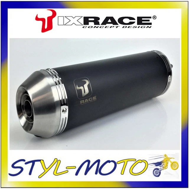 Silencieux D'échappement Metrakit Scooter Noir