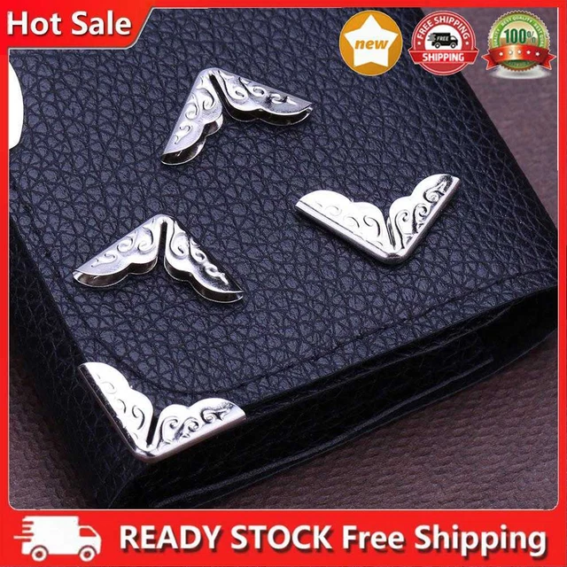 100pcs feine Seite Ton Scrapbooking Alben Menüs Ordner Ecke Protektoren Karte Da