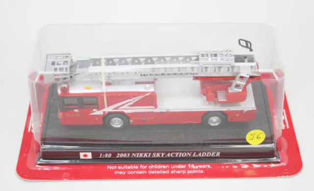 Del Prado Modellauto Feuerwehr Japan 2003 NIKKI SKY ACTION LADDER (96)