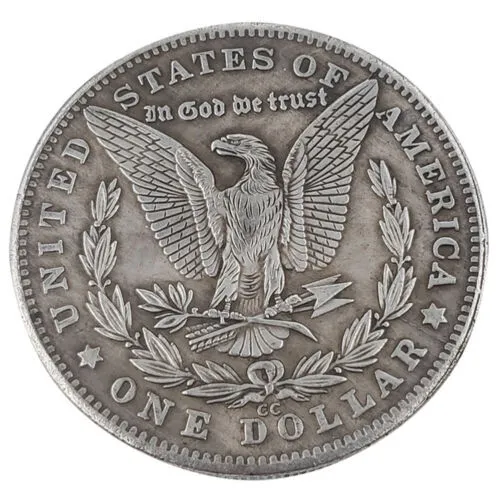 1Pc Rare Antique United States Morgan Silver Dollar Skeleton Cool New