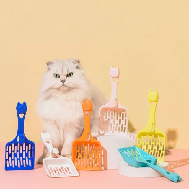 Cat Kitten Litter Scoop Plastic Pet Cat Sand Shovel Waste Poop Cleaning Tools AU