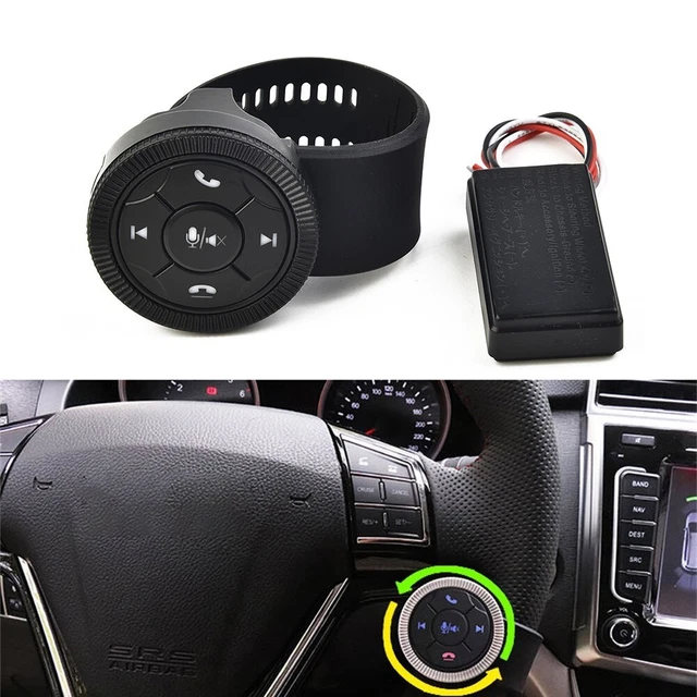 1 pz/staz ABS pulsante di regolazione controllo volante universale autoradio GPS nuovo