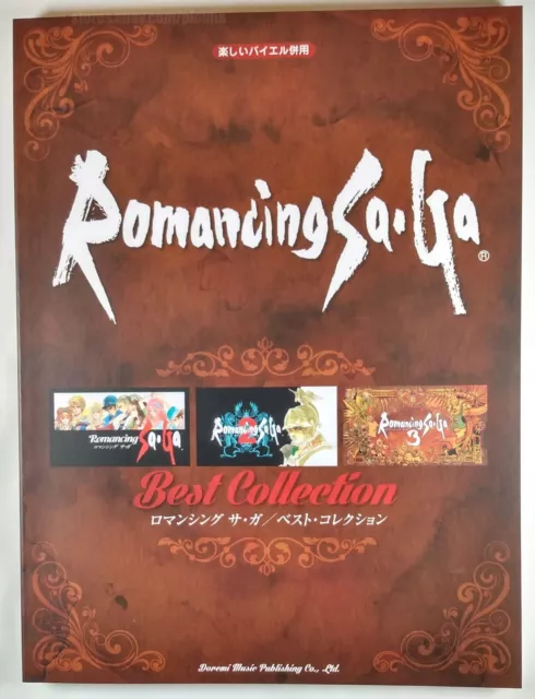 ROMANCING SAGA 1-3 Best Collection SHEET MUSIC 69 Songs SOLO PIANO Book 1 2 3 JP
