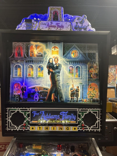 1992 The Addams Family Pinball Machine Prof Techs Leds A Ton Of Extras Color Dmd