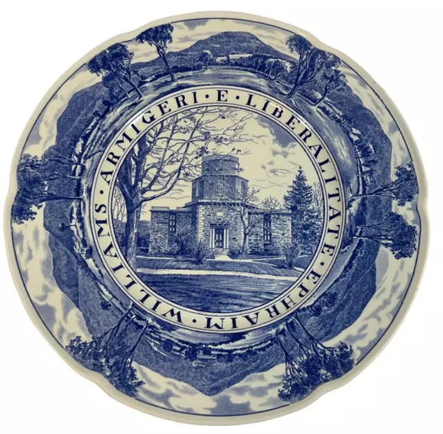 William's College Wedgwood Commemorative Plate - The Old Observatory