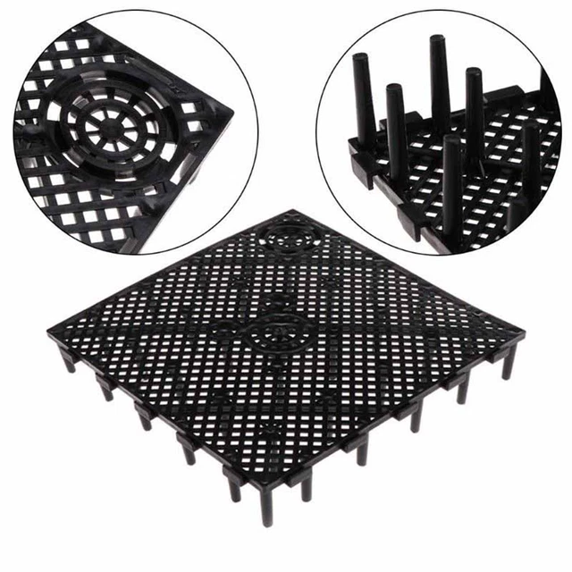 Aquarium Fish Tank Under Gravel Bottom Filtration Plate Board Filter System:bj