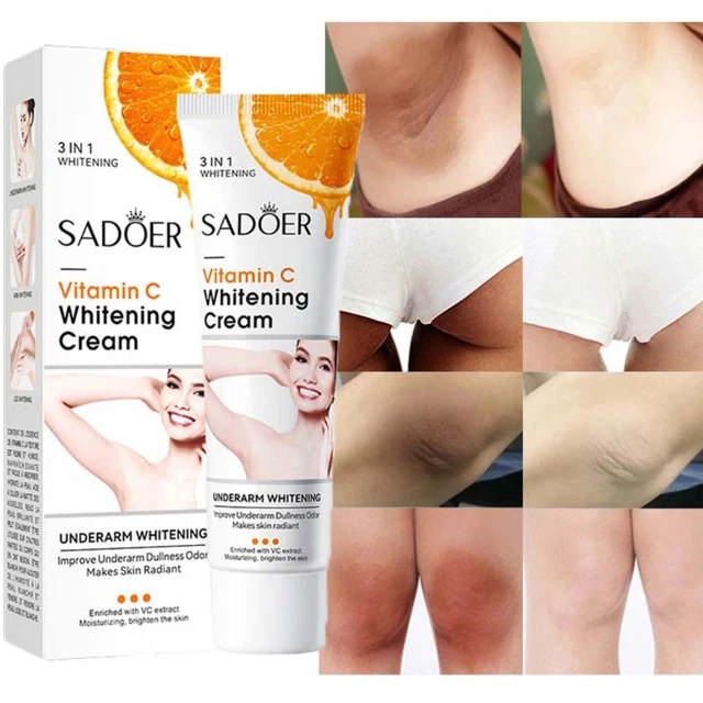 Crema blanqueadora axila parte privada para el cuidado de la piel codo rodilla muslo