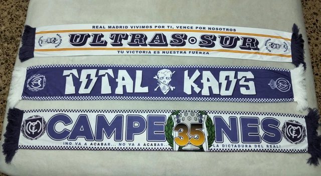 Écharpe Supporter Ultra Sur Real Madrid – Sciarpe Bufanda – Occasion