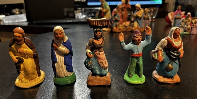 Ancien Santon De Crèche Rémouleur – Taille 1, Authentique Et Plein De Charme