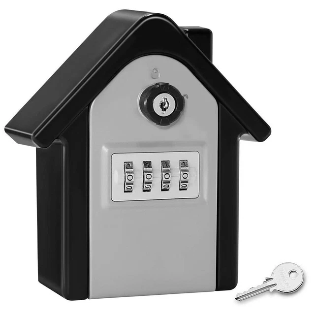 -Theft Password Key Lock Box Security Lock Metal Storage Box Suitable for M C8O4