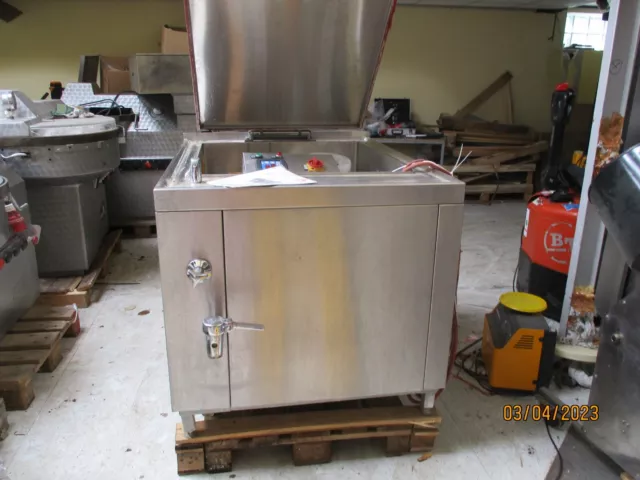 KOCHKESSEL von ASCA , Wurst Kessel , Kessel mit Ablasshahn PROPANGAS  400 Liter