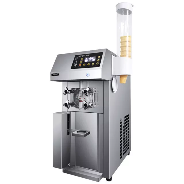 Commercial Automatic Ice Cream Machine Maker Single Flavor Soft Serve Ice Cream