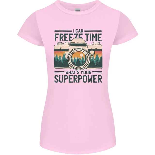 T-shirt donna Freeze Time Photography Photographer Petite Cut