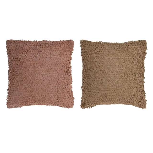 Coussin DKD Home Decor Coton 2 Unités (45 x 15 x 45 cm)