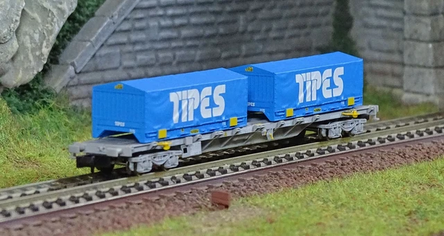 ARNOLD HN6532 : WAGON SNCF PORTE CONTENEUR 60´ ROUCH NEUF EN BOÎTE - eBay