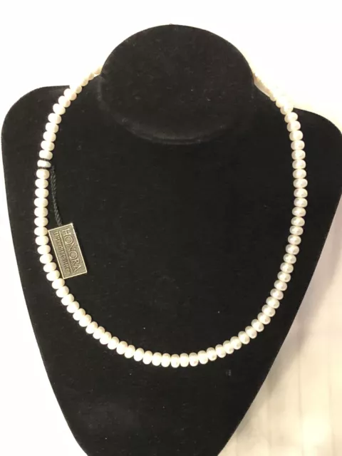 HONORA FRESHWATER COLLECTION White Single Strand 18 Silver