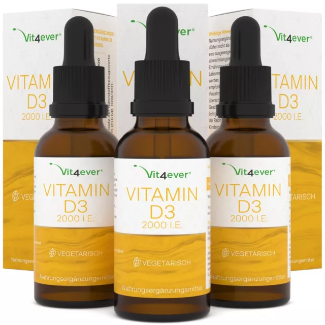 Vitamin D3 - 2000 IE pro Tropfen (V) - 210ml - 7140 Tropfen  MHD 05/2024