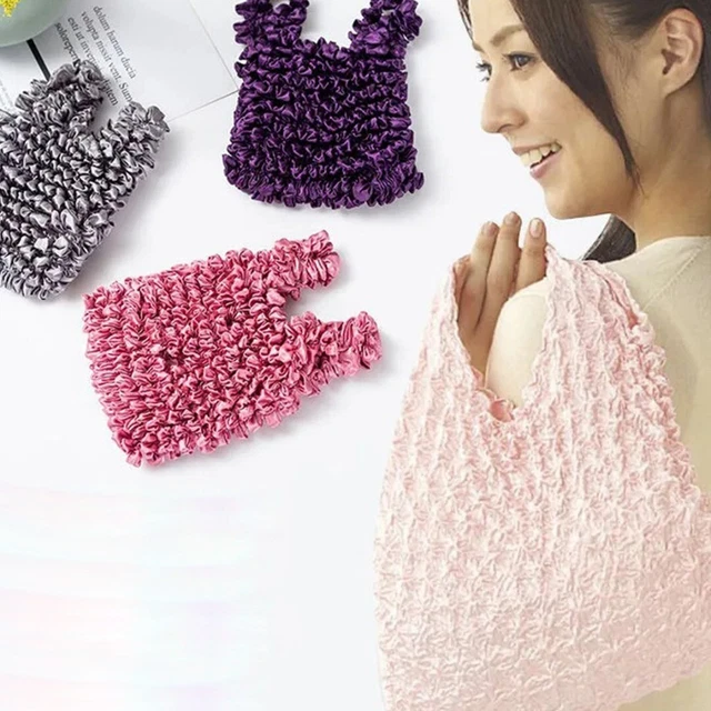 Borse stretch magiche riutilizzabili moda pieghevoli a pieghe borsa per la spesa borsa per la spesa