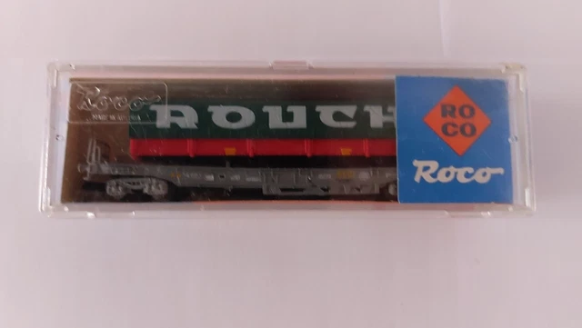 ROCO WAGON KANGOUROU + remorque GROUSELLE SNCB 66592 NEUF (n°1ter) EUR