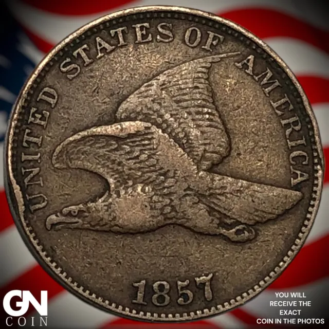 1857 Flying Eagle Cent  Q3647